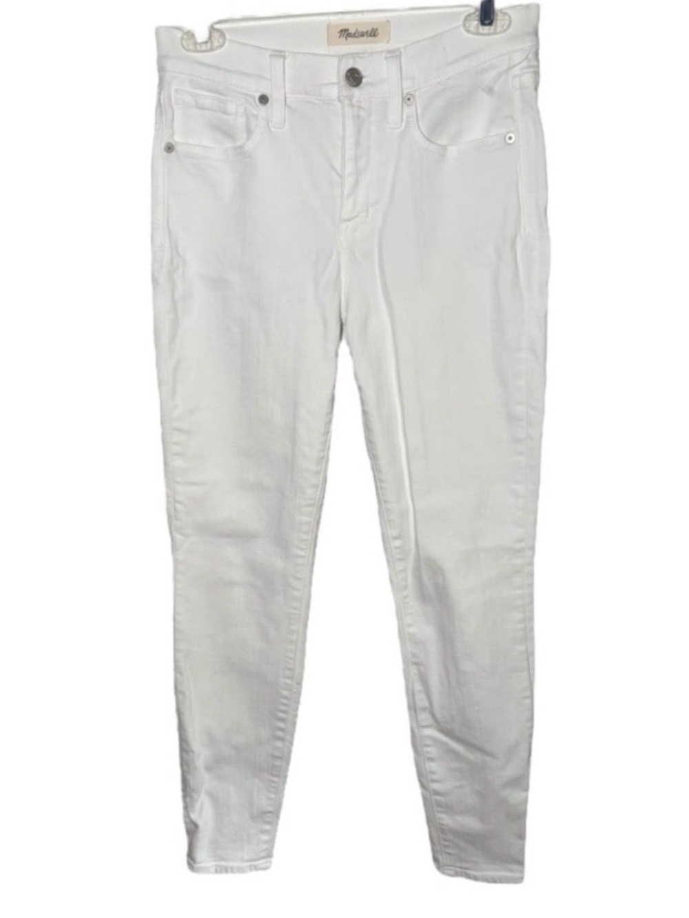 Madewell 9” High-Rise Women's White Skinny Jeans Size 26